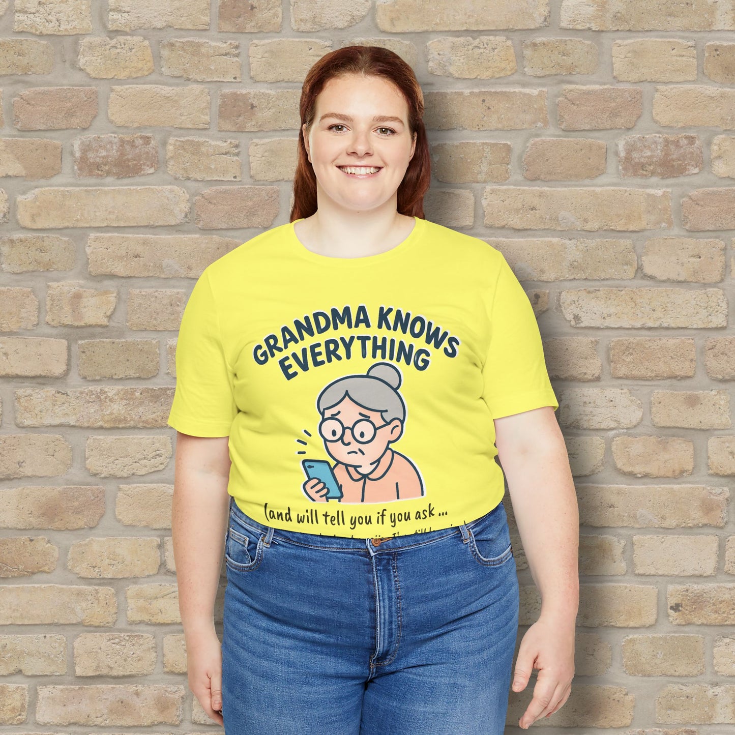 Don't Ask Grandama About Emojis Tee