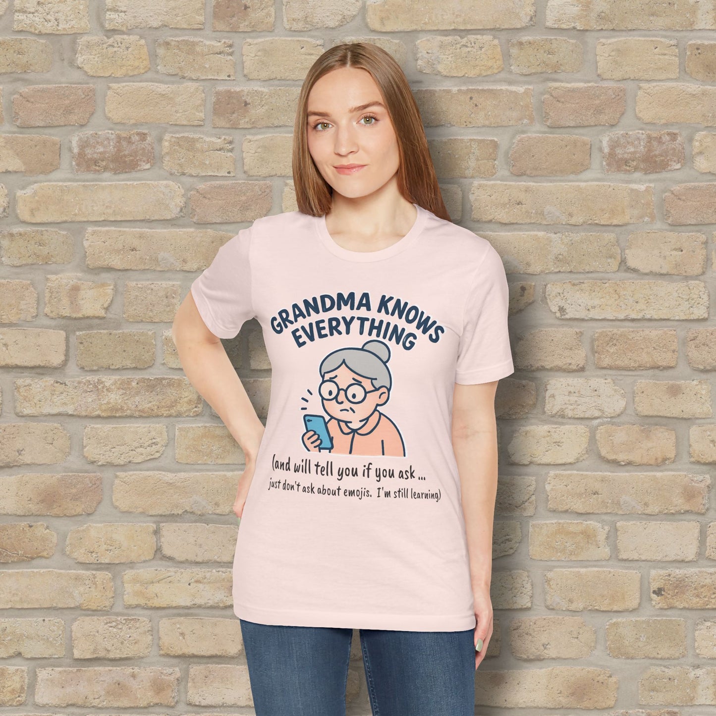 Don't Ask Grandama About Emojis Tee