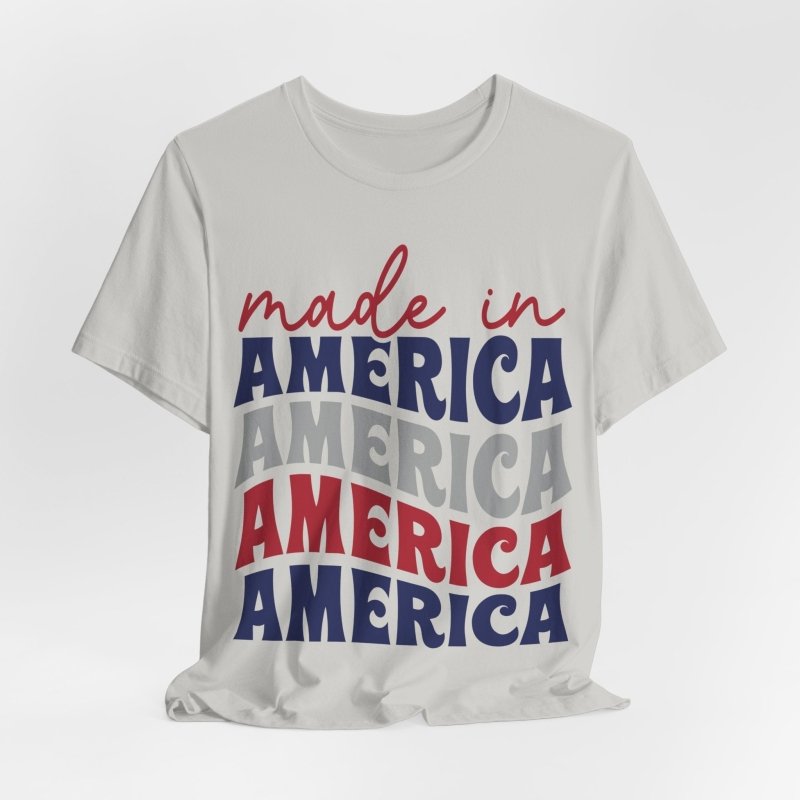 Text Only T-Shirts All American Made Tee - Vibrant Styles