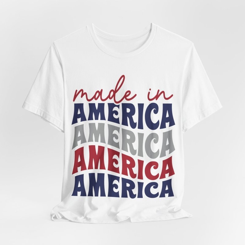 Text Only T-Shirts All American Made Tee - Vibrant Styles