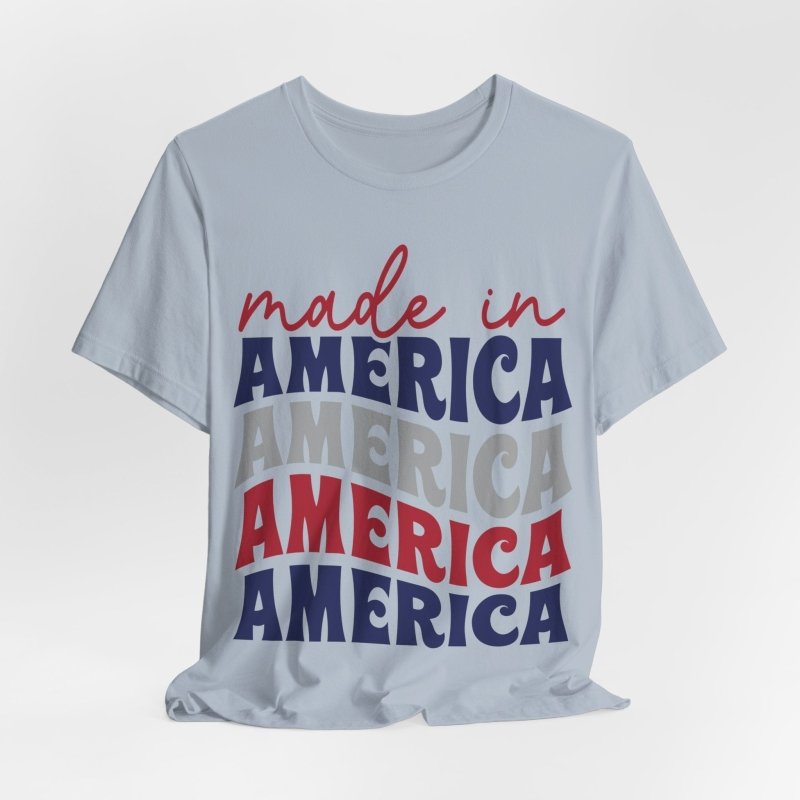 Text Only T-Shirts All American Made Tee - Vibrant Styles