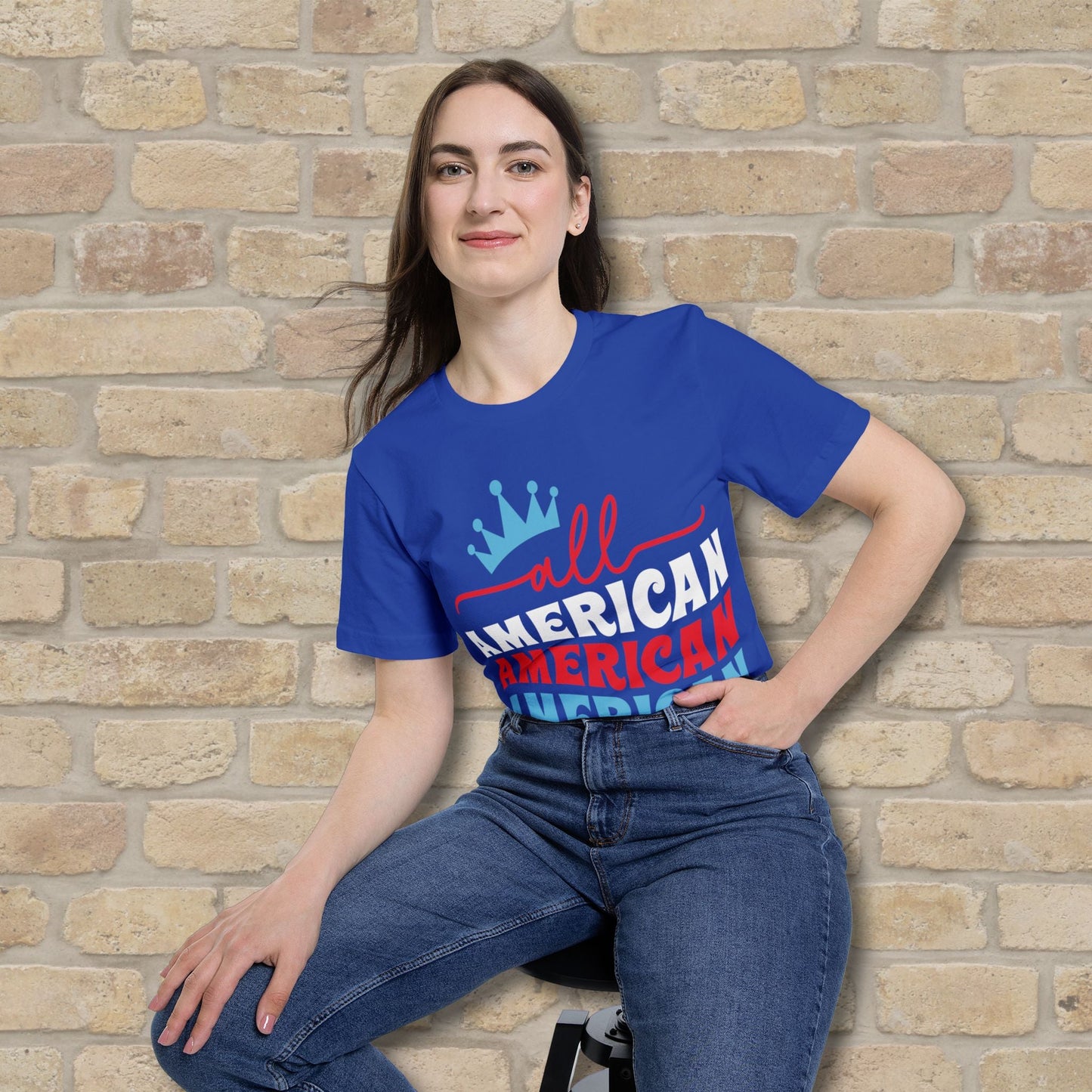 Mostly Text T-Shirts All - American Mama (USA - Made) - Vibrant Styles
