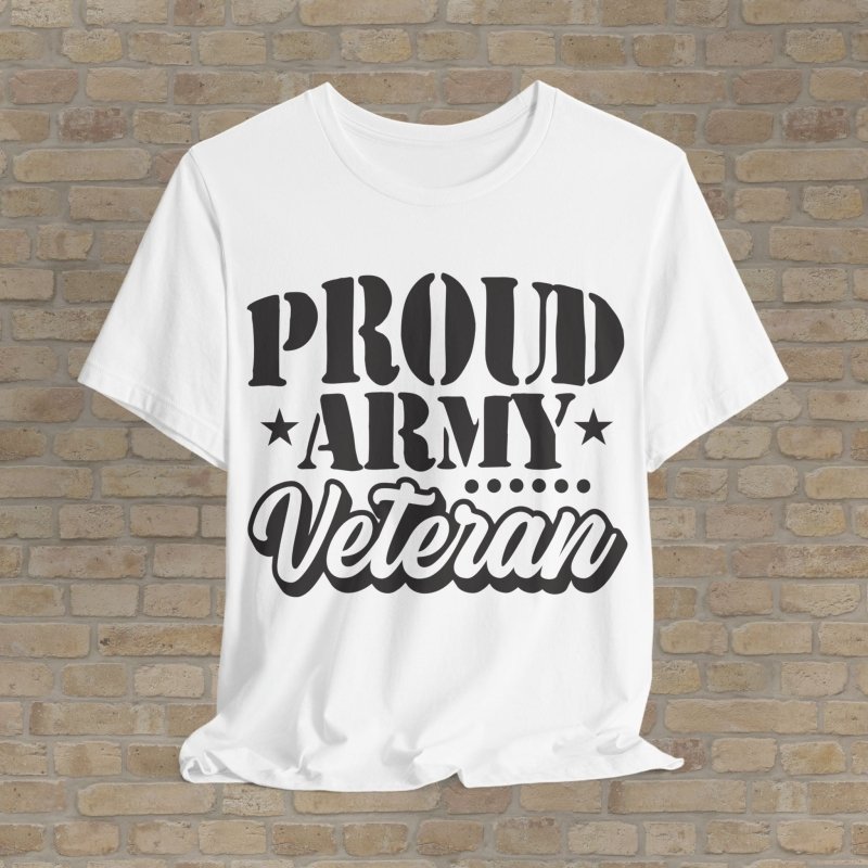 Mostly Text T-Shirts Army Pride Tee - Vibrant Styles