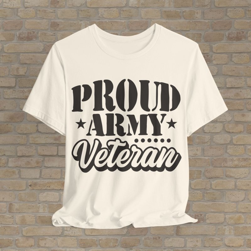 Mostly Text T-Shirts Army Pride Tee - Vibrant Styles