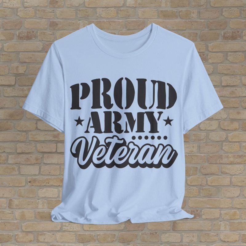 Mostly Text T-Shirts Army Pride Tee - Vibrant Styles