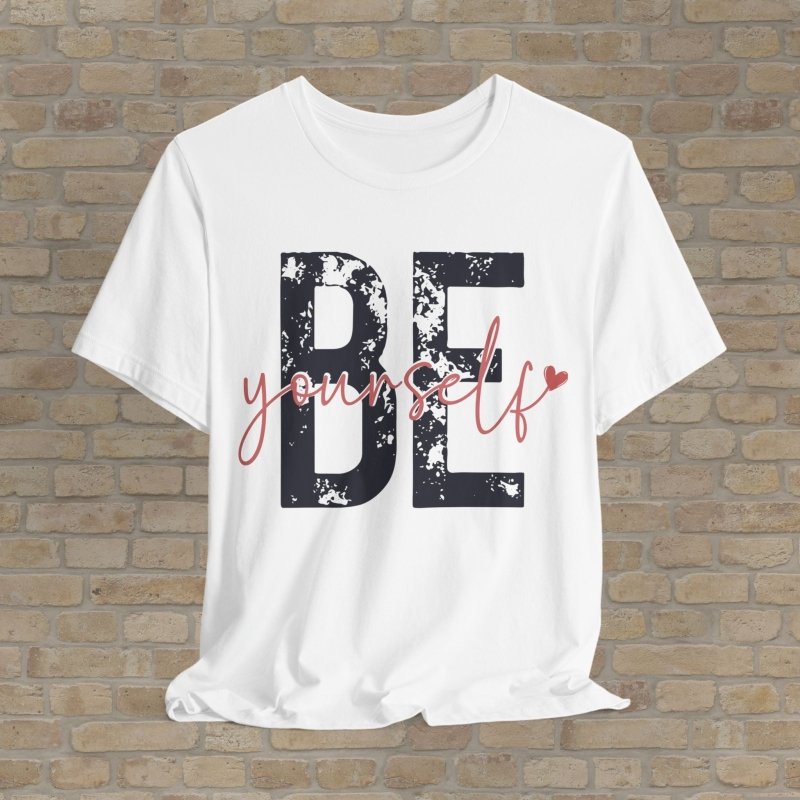 Mostly Text T-Shirts Be Yourself Tee - Vibrant Styles