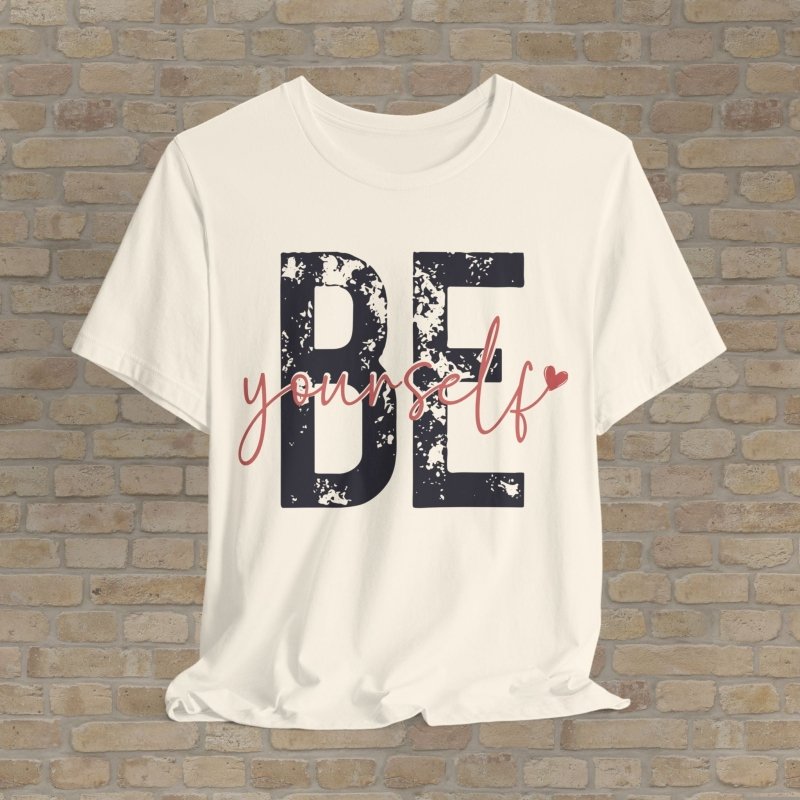 Mostly Text T-Shirts Be Yourself Tee - Vibrant Styles
