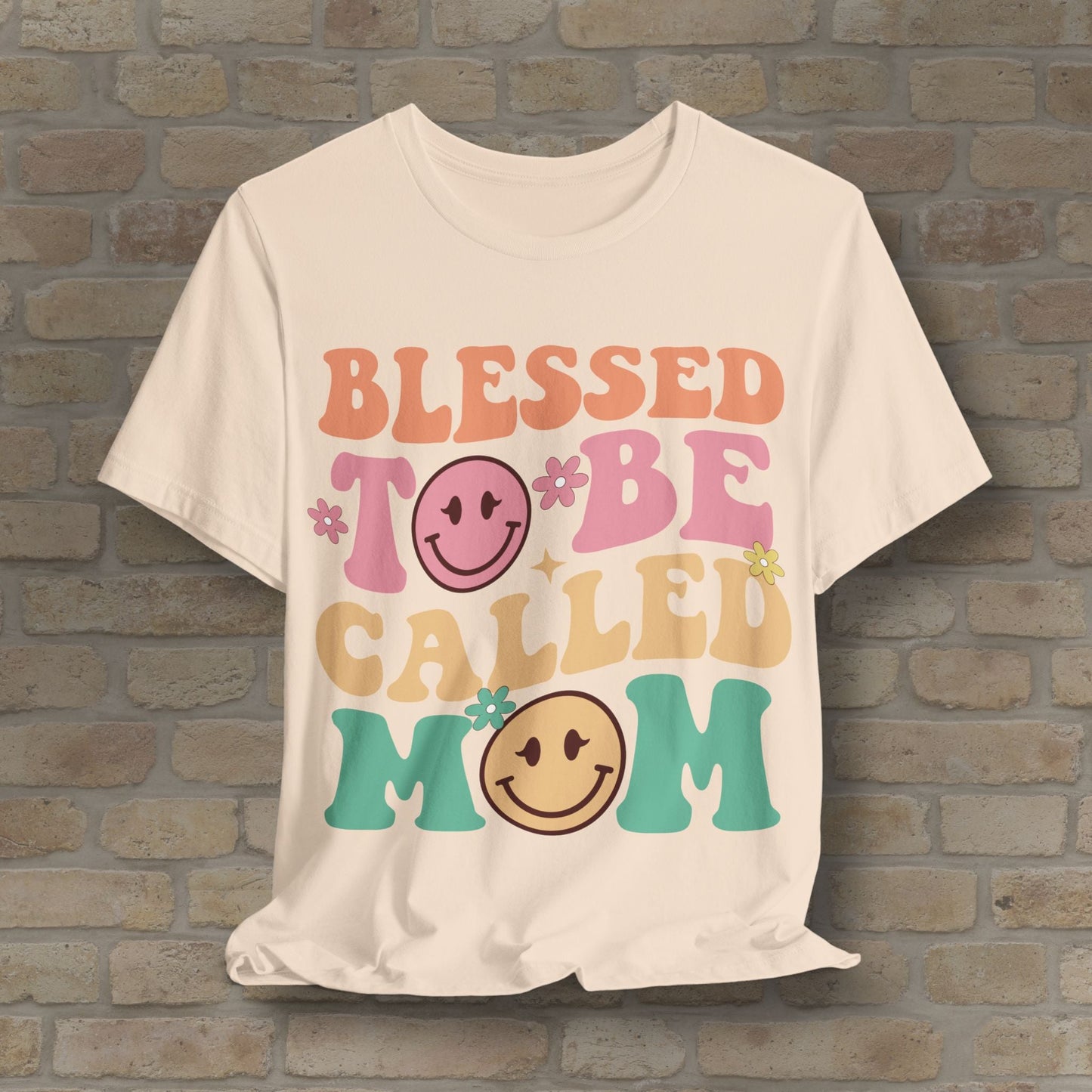 Mostly Text T-Shirts Blessed to Be Called Mom Tee - Vibrant Styles