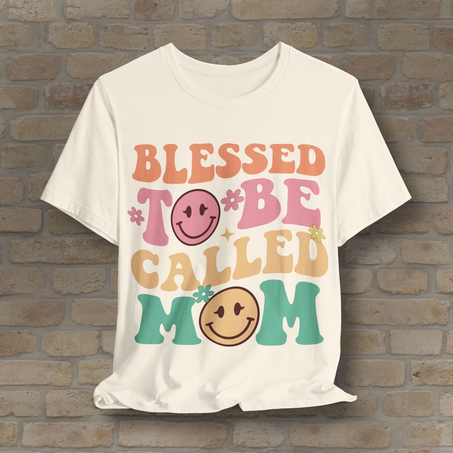 Mostly Text T-Shirts Blessed to Be Called Mom Tee - Vibrant Styles