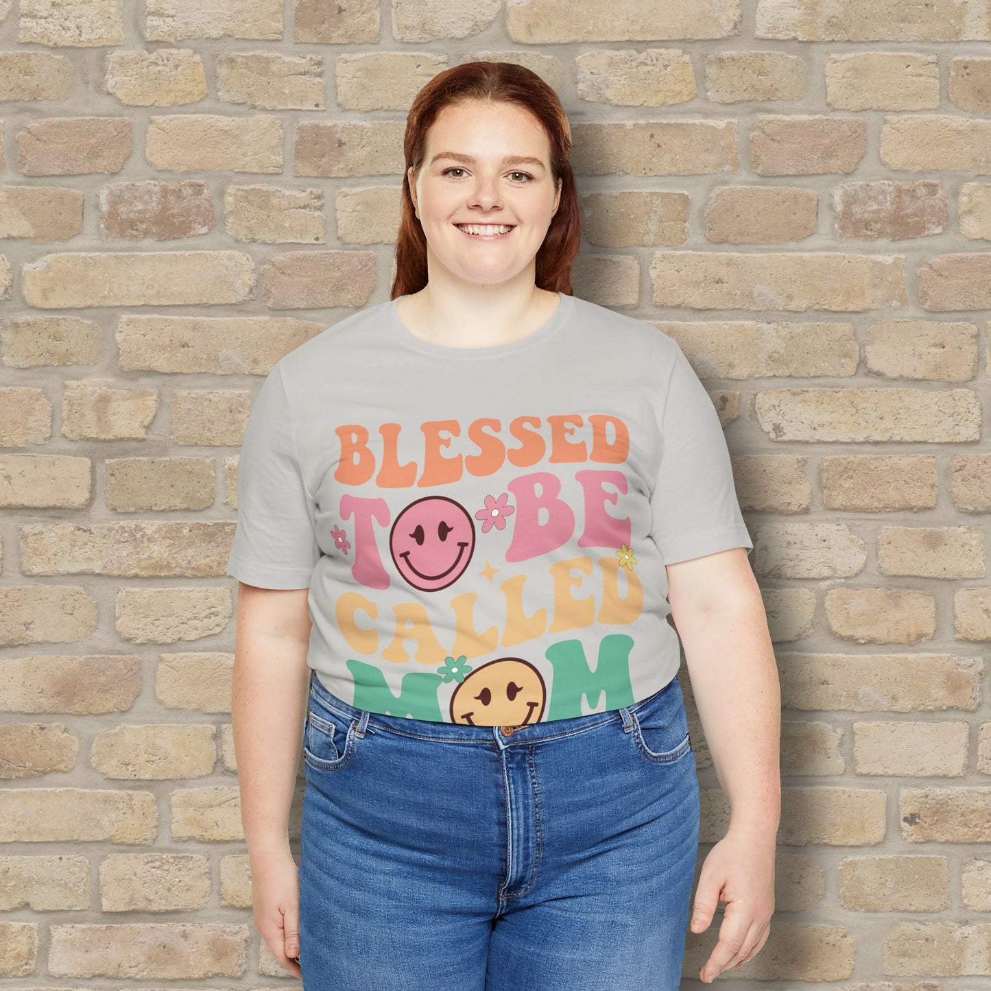 Mostly Text T-Shirts Blessed to Be Called Mom Tee - Vibrant Styles