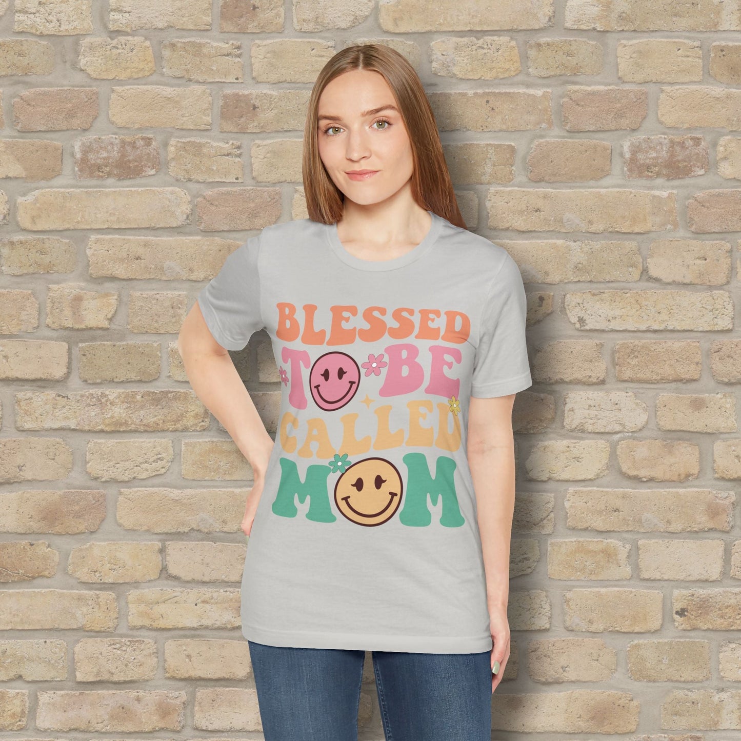 Mostly Text T-Shirts Blessed to Be Called Mom Tee - Vibrant Styles