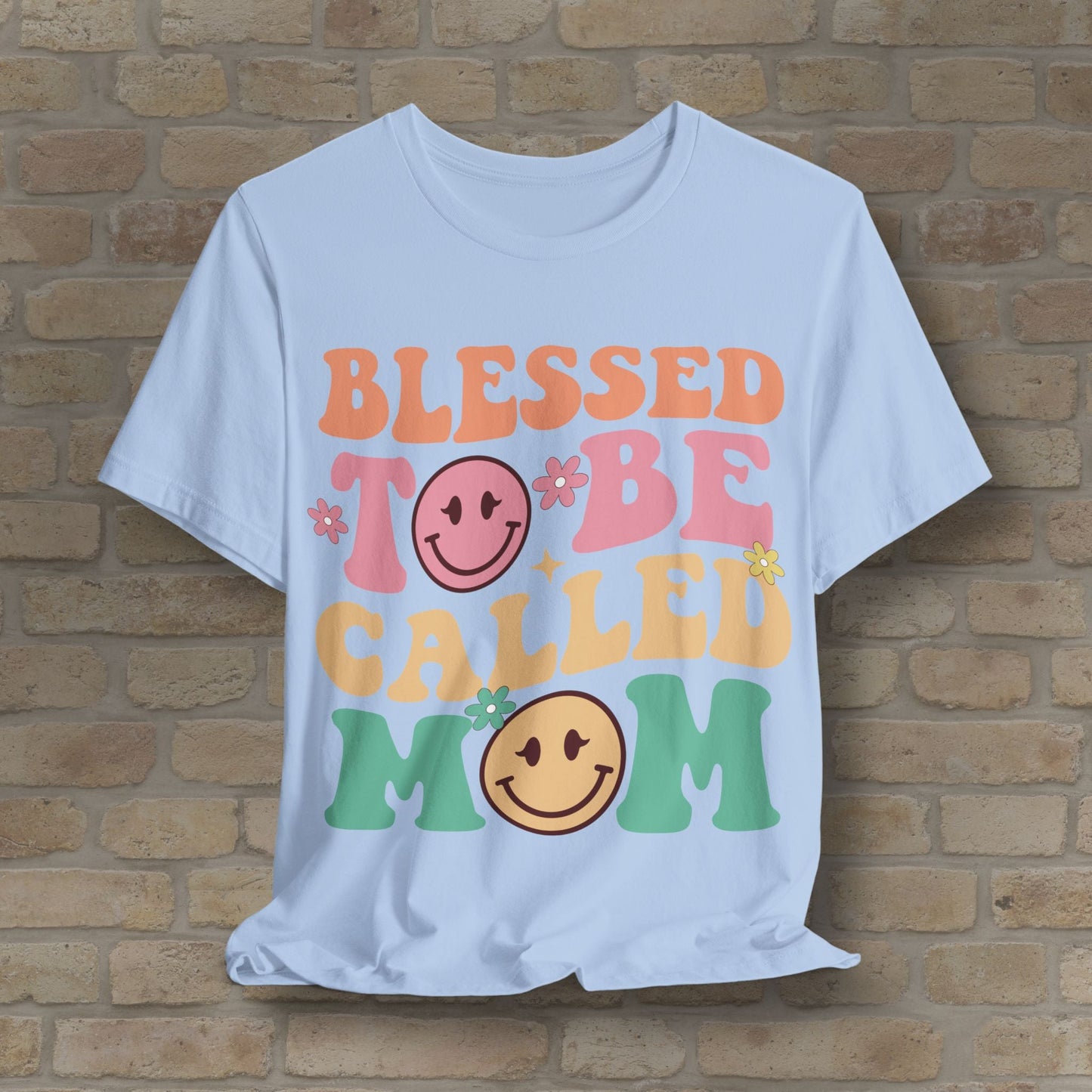 Mostly Text T-Shirts Blessed to Be Called Mom Tee - Vibrant Styles