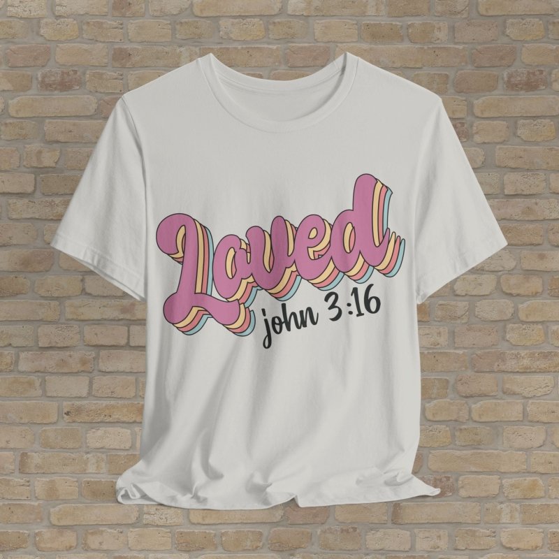 Text Only T-Shirts Boldly Loved Tee - Vibrant Styles