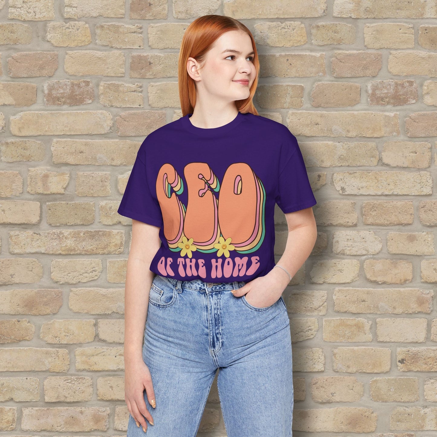 Mostly Text T-Shirts CEO of the Home Tee - Vibrant Styles