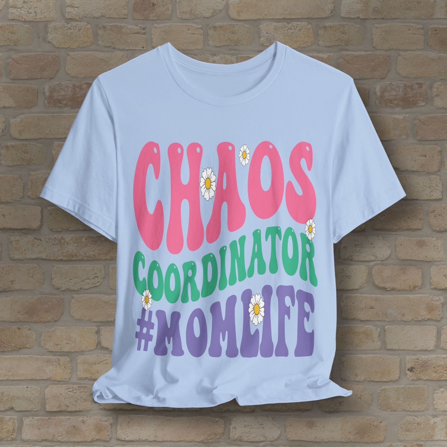 Mostly Text T-Shirts Chaos Coordinator Retro Momlife Tee - Vibrant Styles