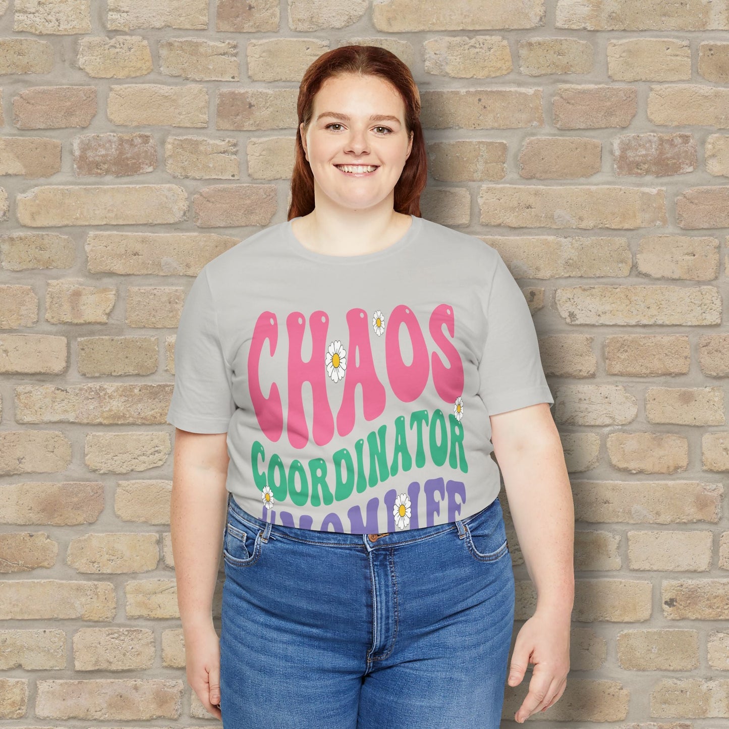 Mostly Text T-Shirts Chaos Coordinator Retro Momlife Tee - Vibrant Styles