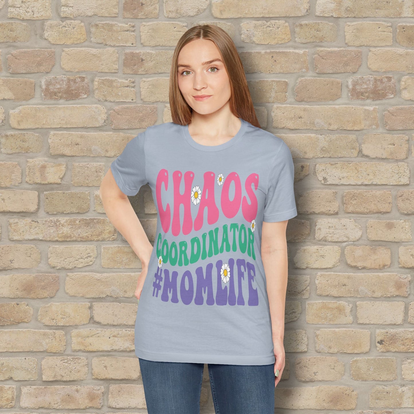 Mostly Text T-Shirts Chaos Coordinator Retro Momlife Tee - Vibrant Styles