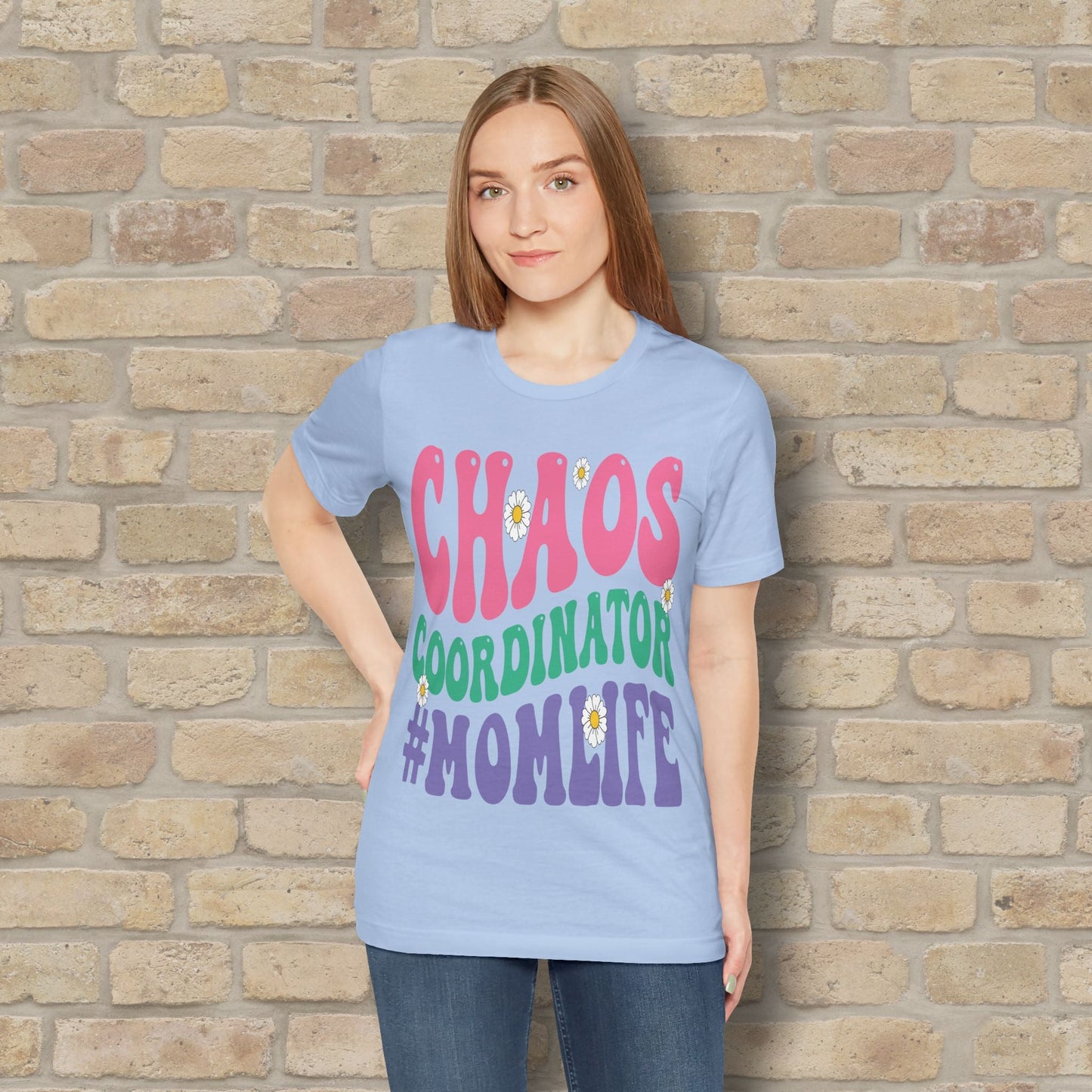Mostly Text T-Shirts Chaos Coordinator Retro Momlife Tee - Vibrant Styles