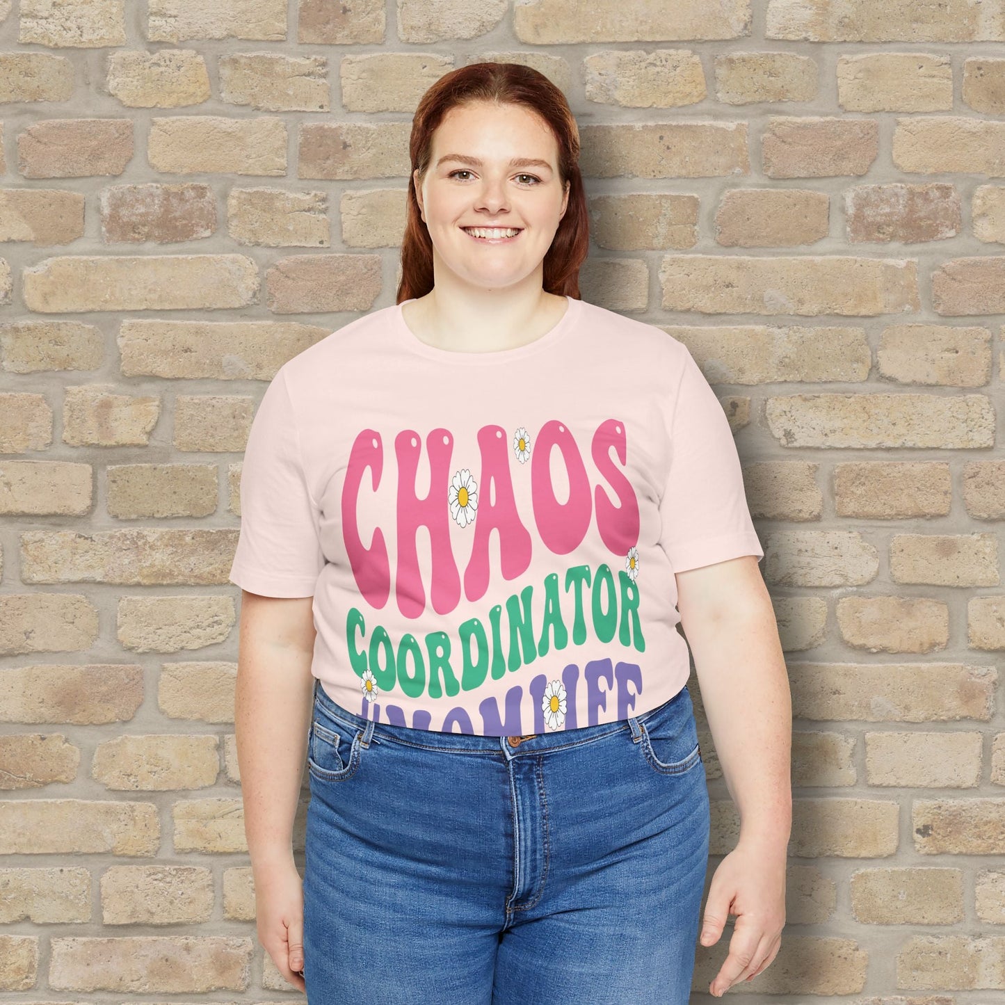 Mostly Text T-Shirts Chaos Coordinator Retro Momlife Tee - Vibrant Styles