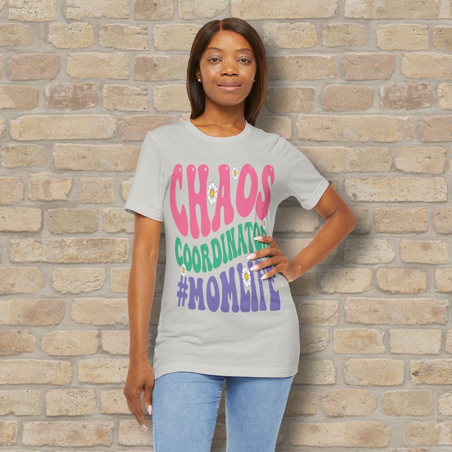 Mostly Text T-Shirts Chaos Coordinator Retro Momlife Tee - Vibrant Styles