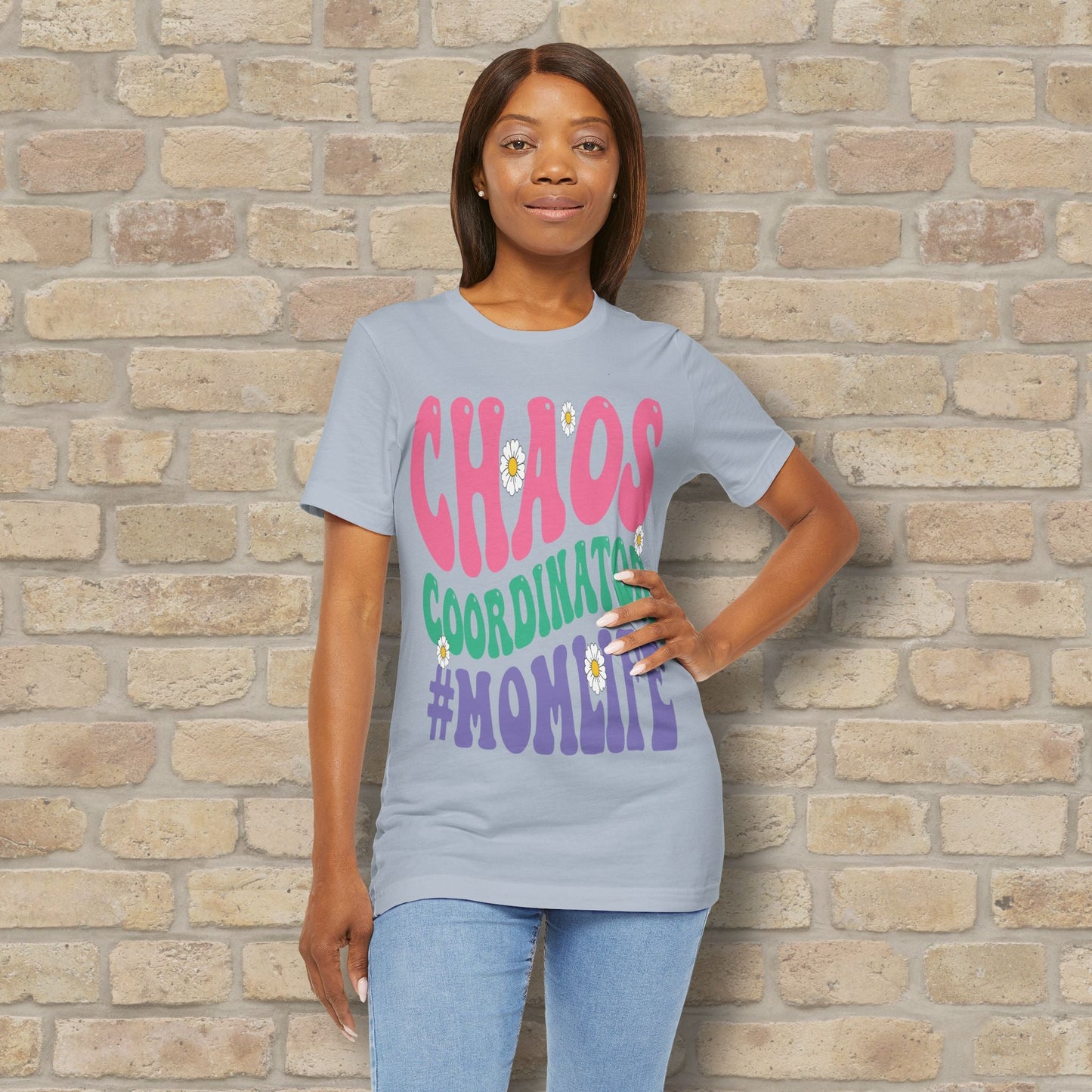Mostly Text T-Shirts Chaos Coordinator Retro Momlife Tee - Vibrant Styles