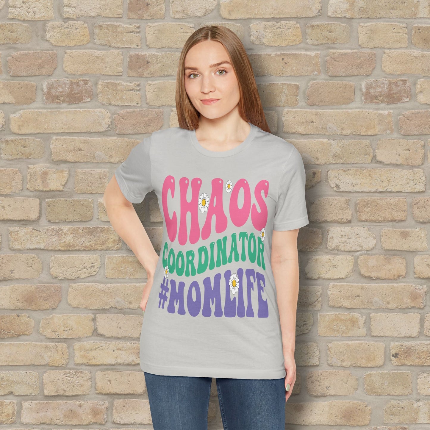 Mostly Text T-Shirts Chaos Coordinator Retro Momlife Tee - Vibrant Styles