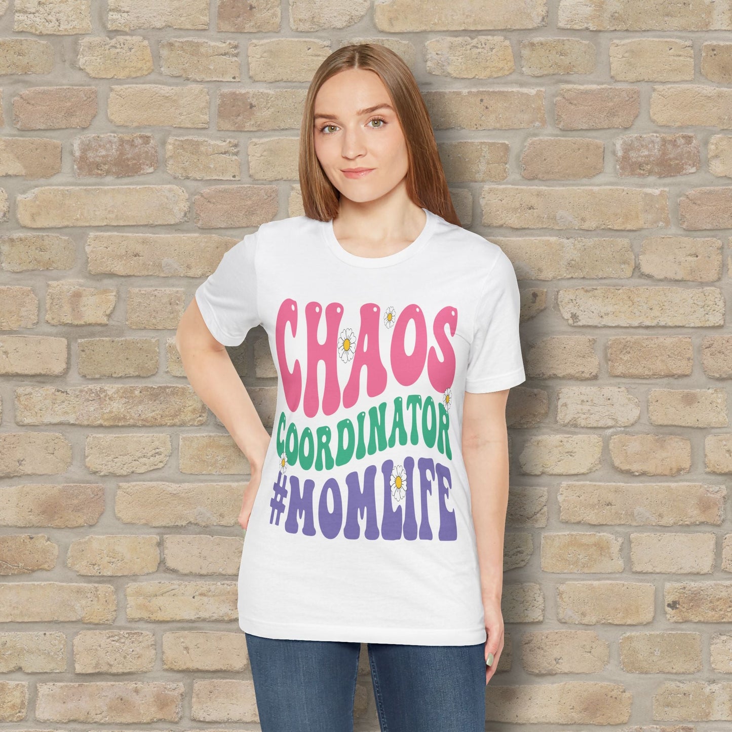 Mostly Text T-Shirts Chaos Coordinator Retro Momlife Tee - Vibrant Styles