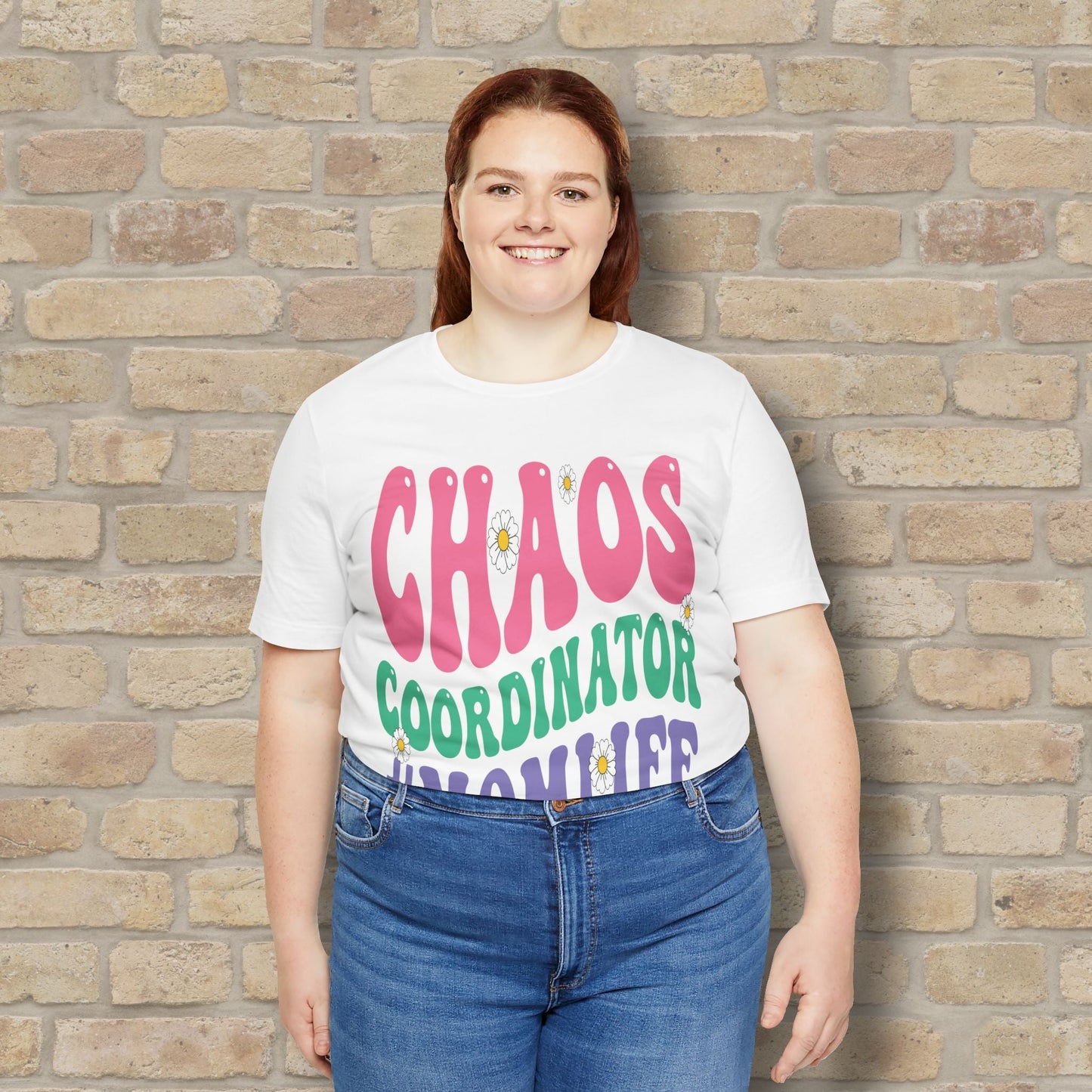 Mostly Text T-Shirts Chaos Coordinator Retro Momlife Tee - Vibrant Styles