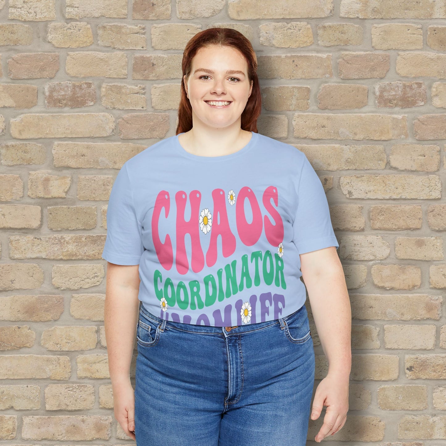 Mostly Text T-Shirts Chaos Coordinator Retro Momlife Tee - Vibrant Styles