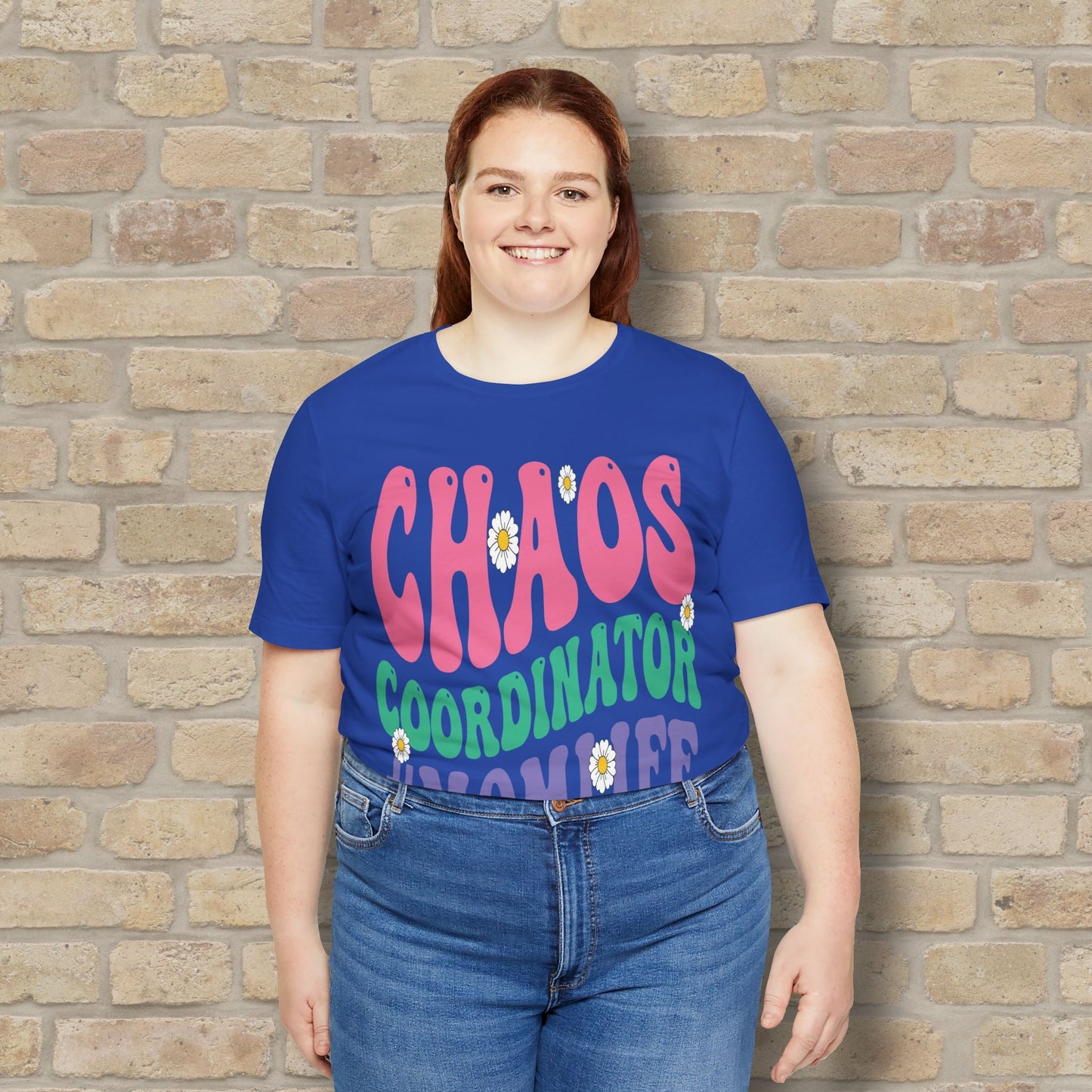 Mostly Text T-Shirts Chaos Coordinator Retro Momlife Tee - Vibrant Styles