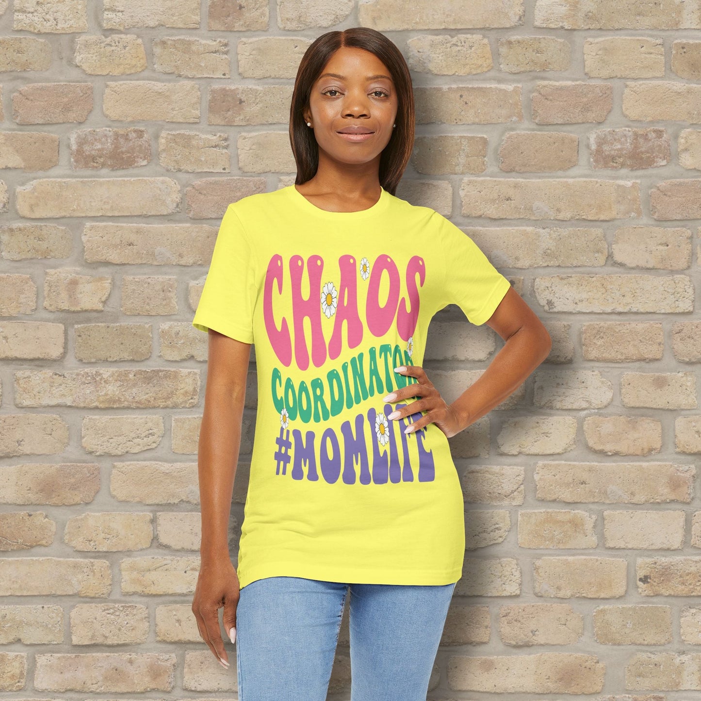 Mostly Text T-Shirts Chaos Coordinator Retro Momlife Tee - Vibrant Styles