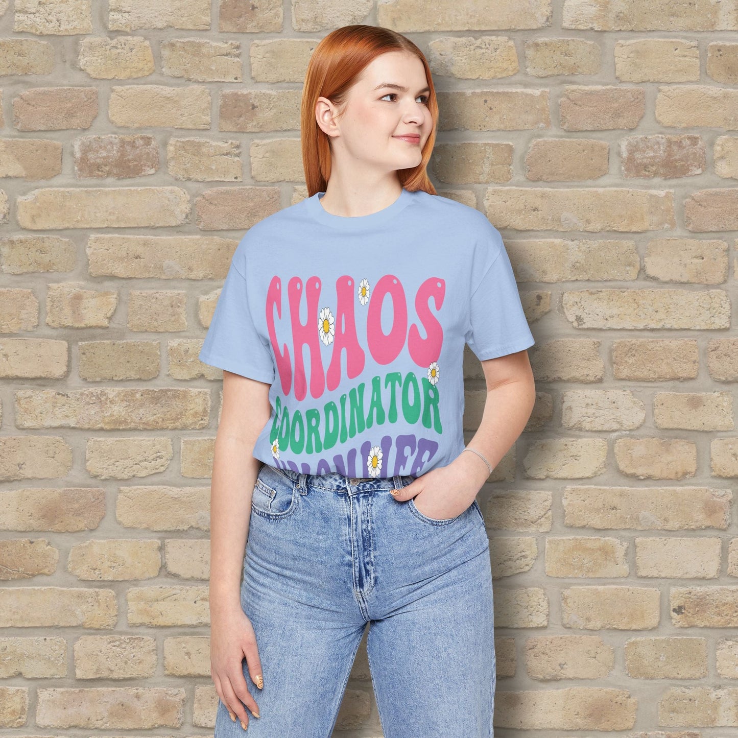 Mostly Text T-Shirts Chaos Coordinator Retro Momlife Tee - Vibrant Styles