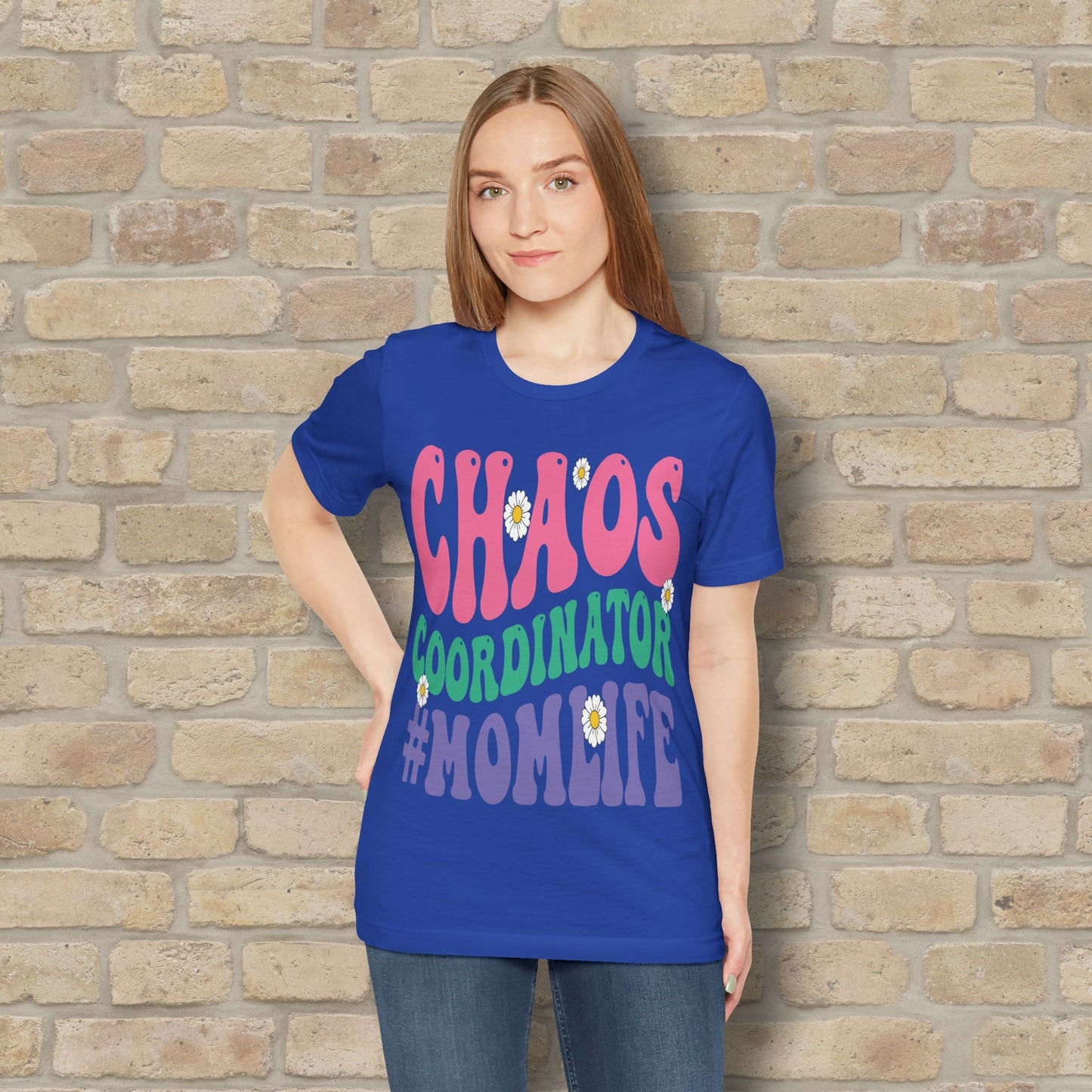 Mostly Text T-Shirts Chaos Coordinator Retro Momlife Tee - Vibrant Styles