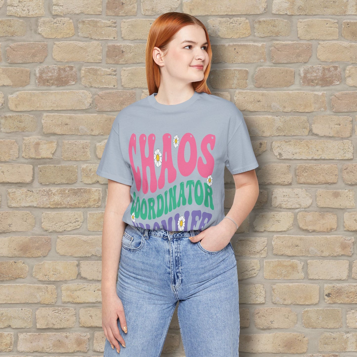 Mostly Text T-Shirts Chaos Coordinator Retro Momlife Tee - Vibrant Styles