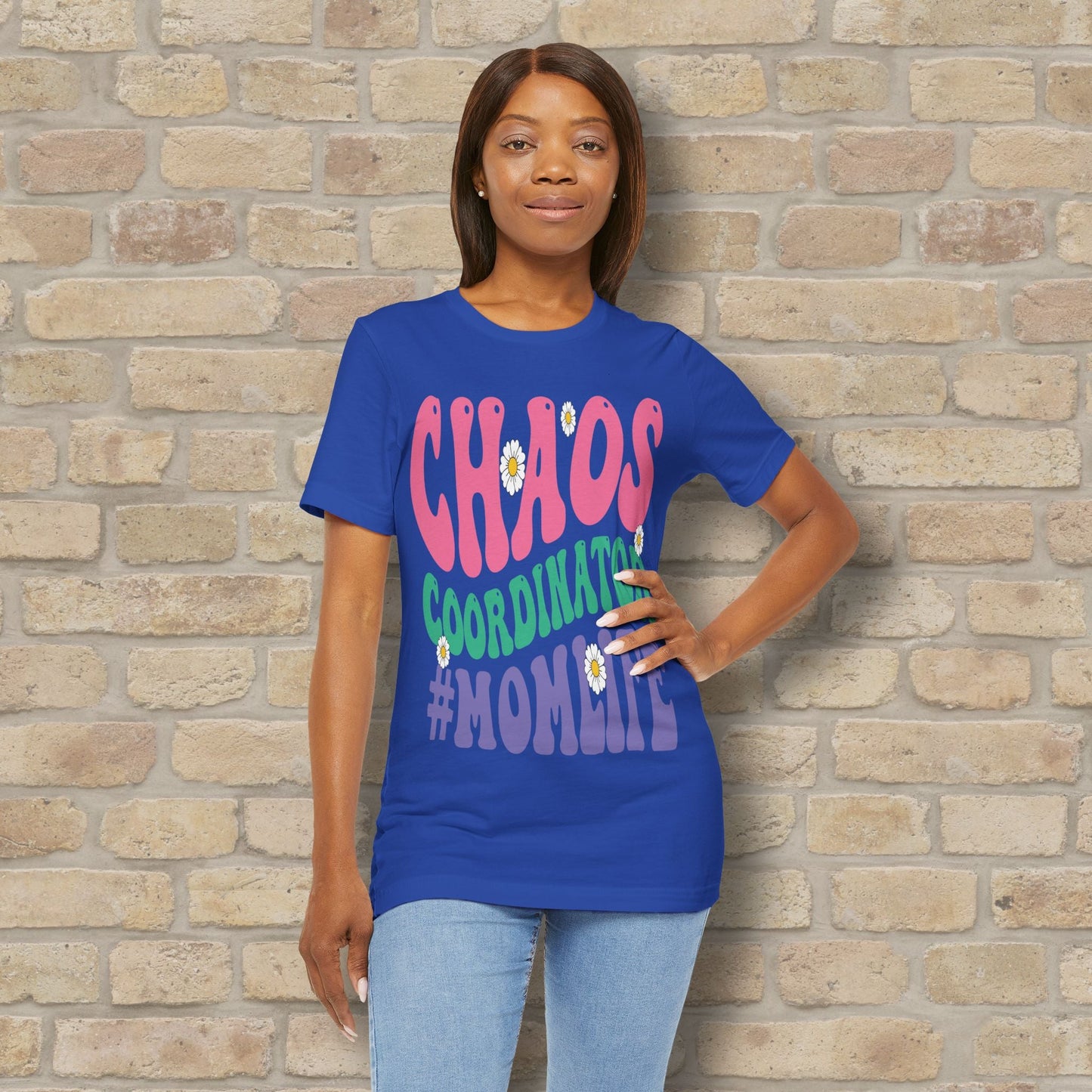 Mostly Text T-Shirts Chaos Coordinator Retro Momlife Tee - Vibrant Styles