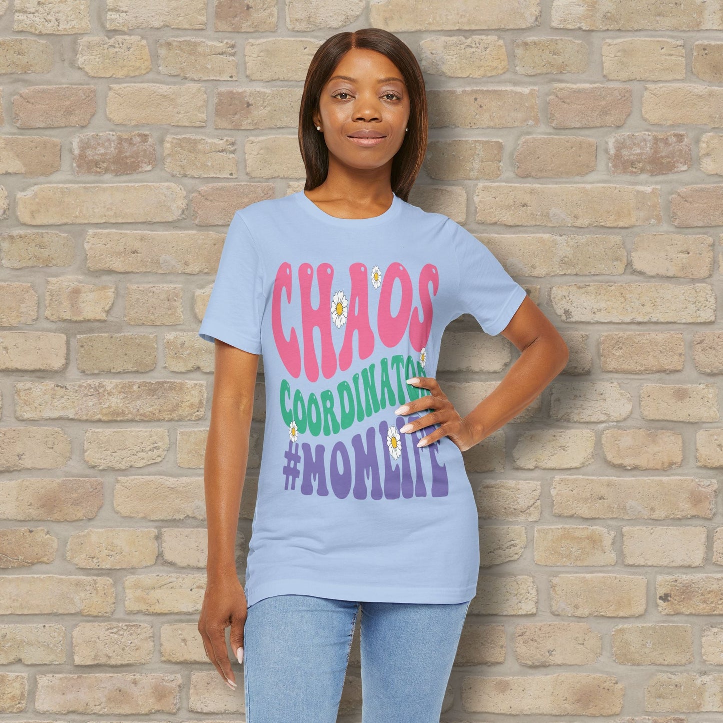 Mostly Text T-Shirts Chaos Coordinator Retro Momlife Tee - Vibrant Styles