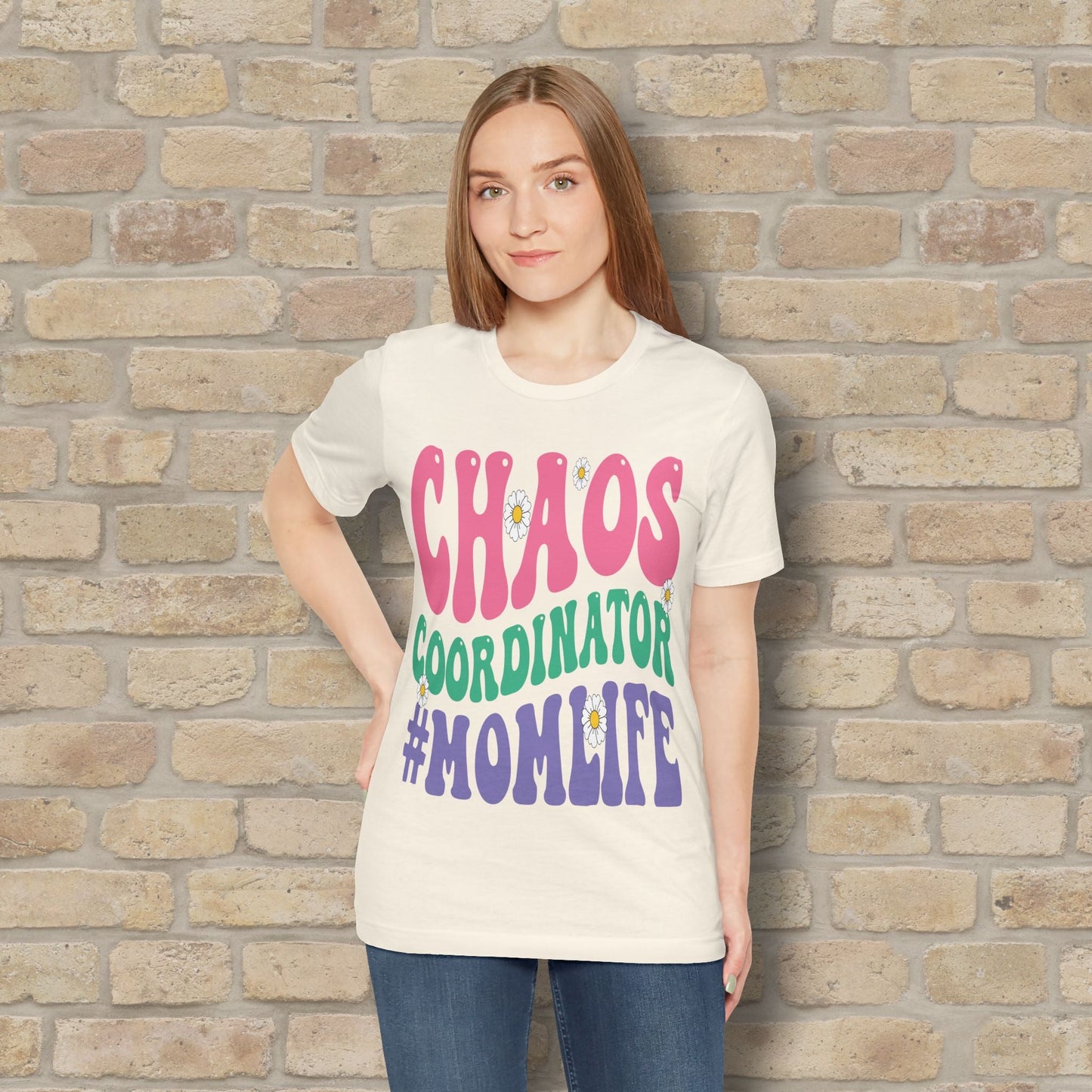 Mostly Text T-Shirts Chaos Coordinator Retro Momlife Tee - Vibrant Styles