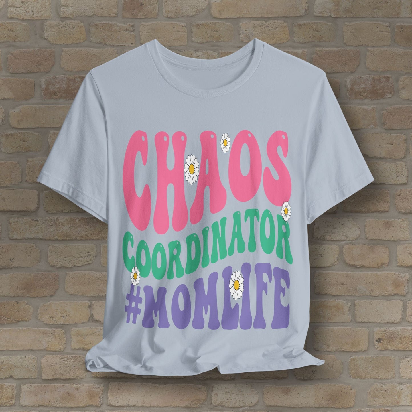 Mostly Text T-Shirts Chaos Coordinator Retro Momlife Tee - Vibrant Styles