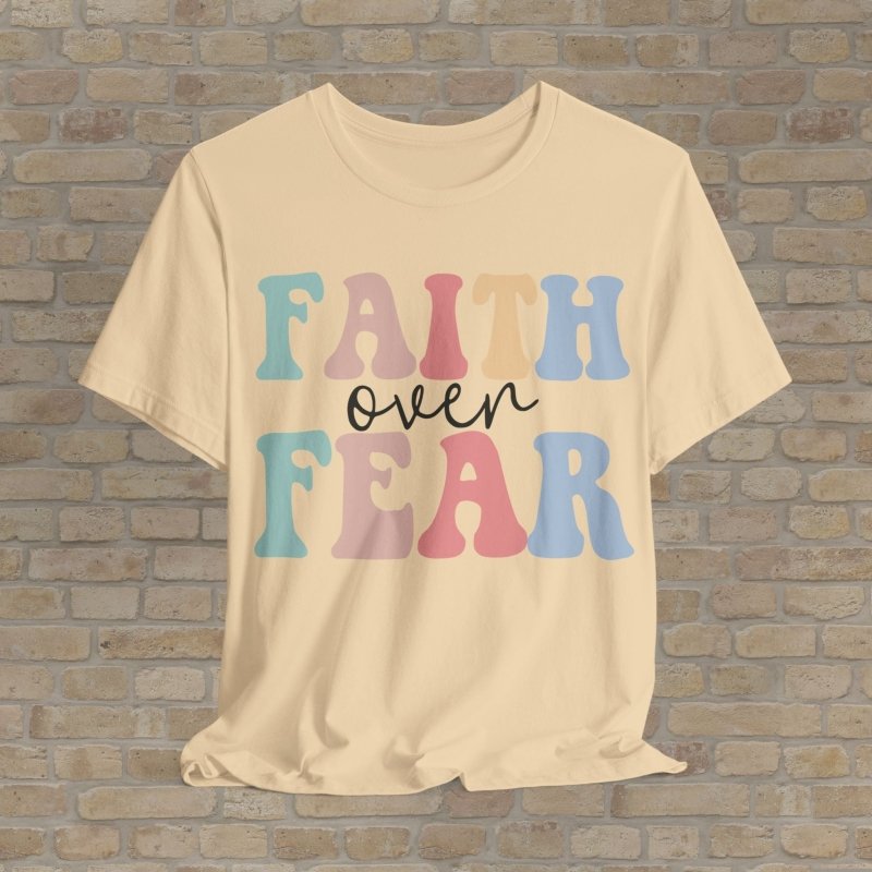 Text Only T-Shirts Chose Faith Tee - Vibrant Styles