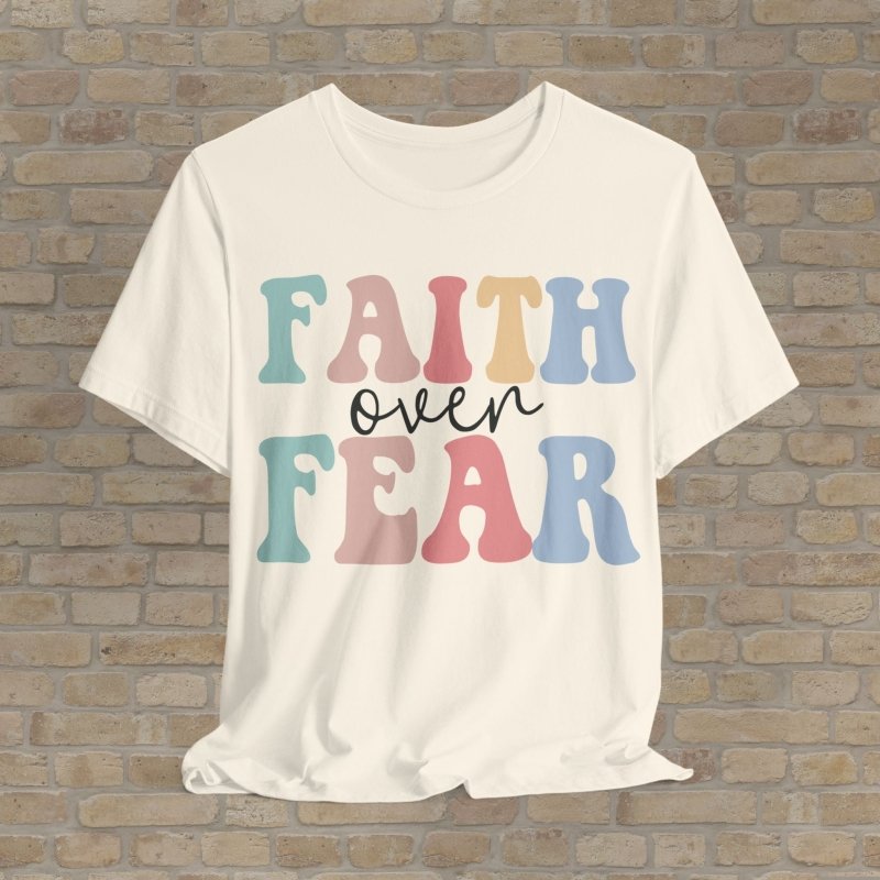 Text Only T-Shirts Chose Faith Tee - Vibrant Styles