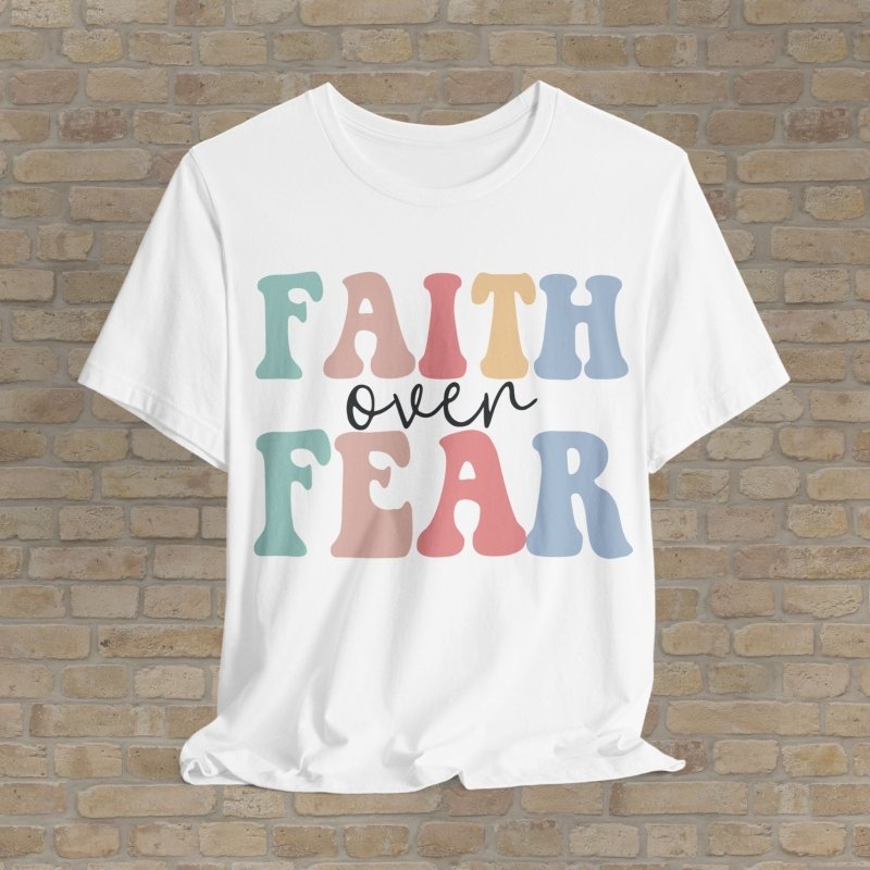 Text Only T-Shirts Chose Faith Tee - Vibrant Styles