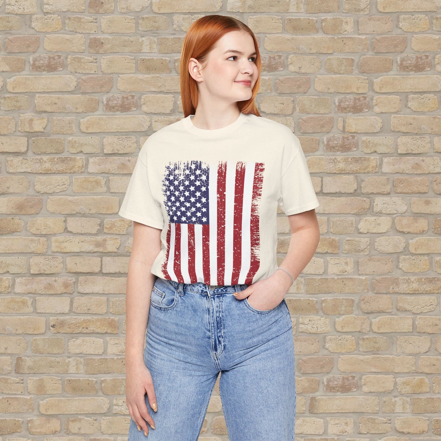 Graphic Only T-Shirt Distressed Glory Tee - Vibrant Styles