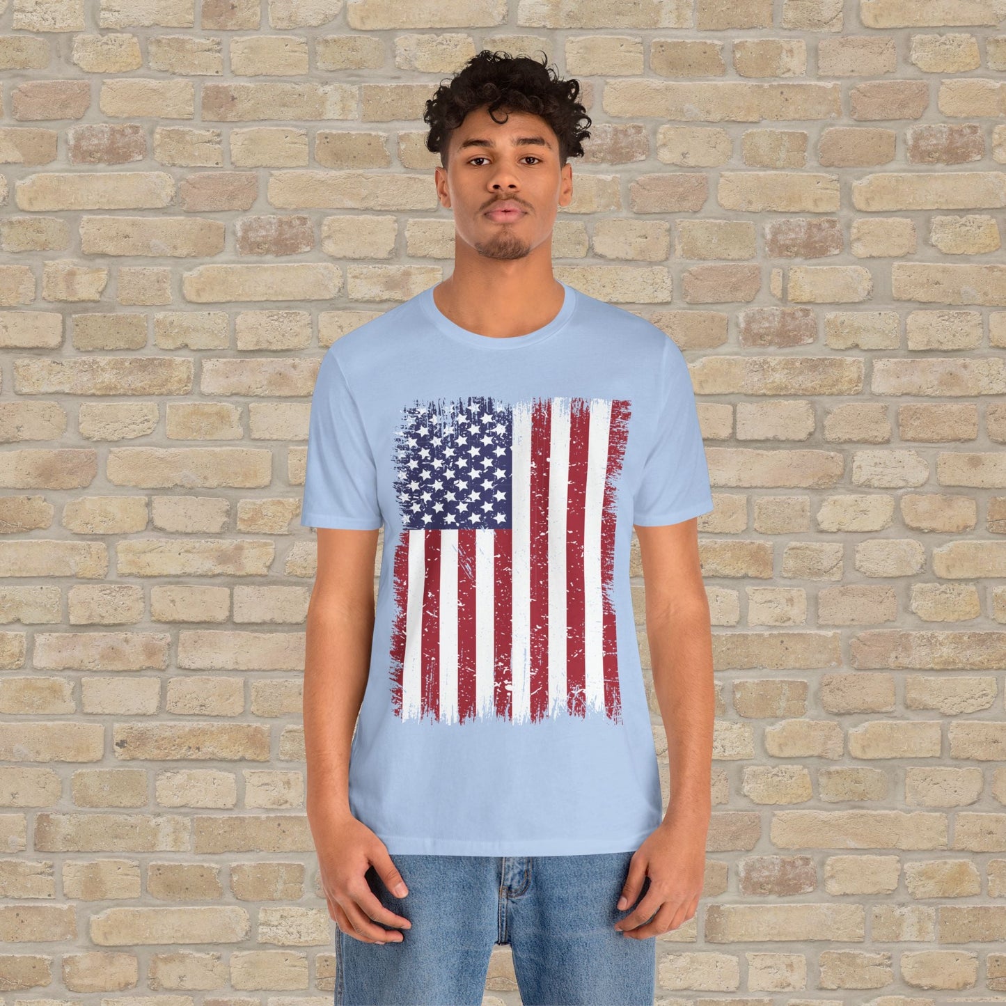 Graphic Only T-Shirt Distressed Glory Tee - Vibrant Styles