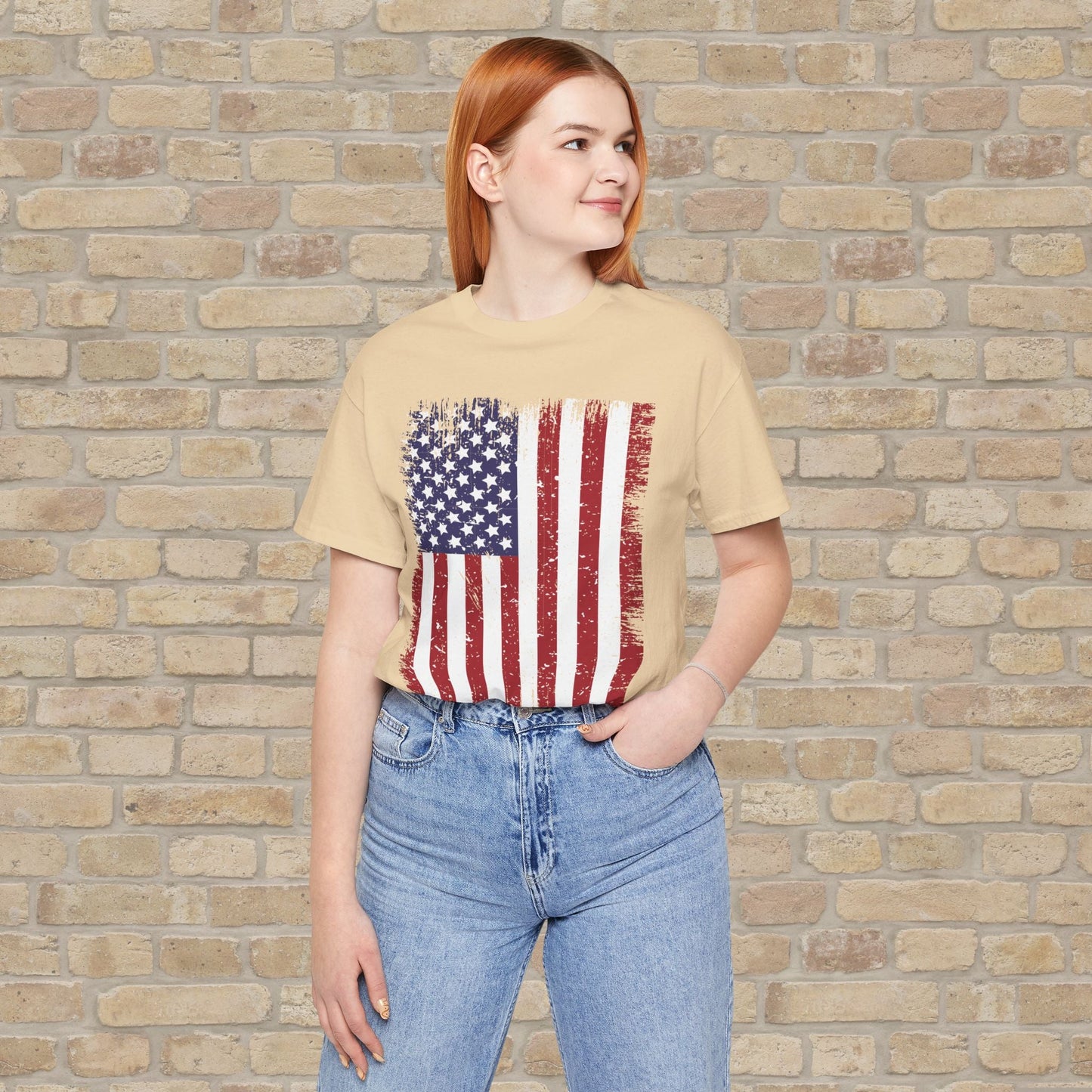 Graphic Only T-Shirt Distressed Glory Tee - Vibrant Styles