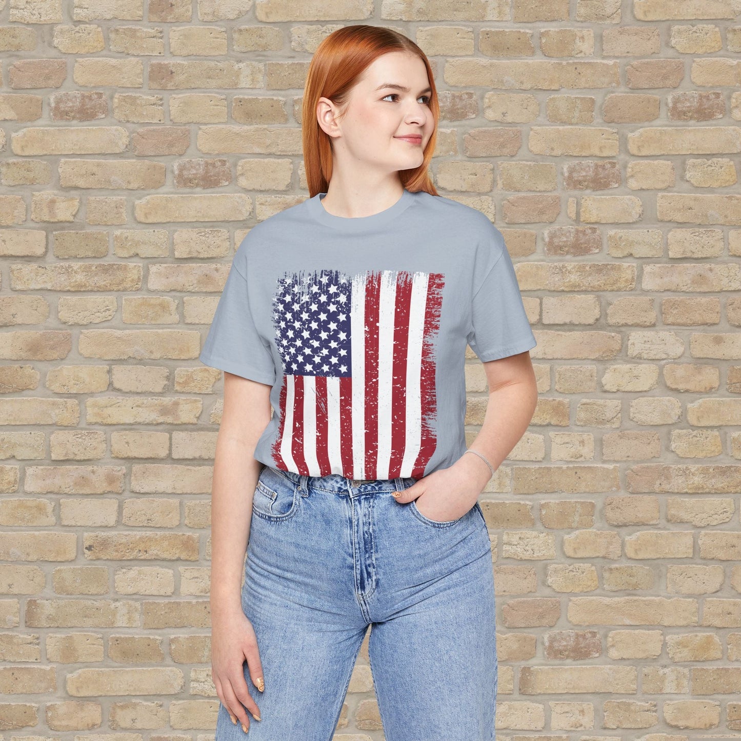 Graphic Only T-Shirt Distressed Glory Tee - Vibrant Styles
