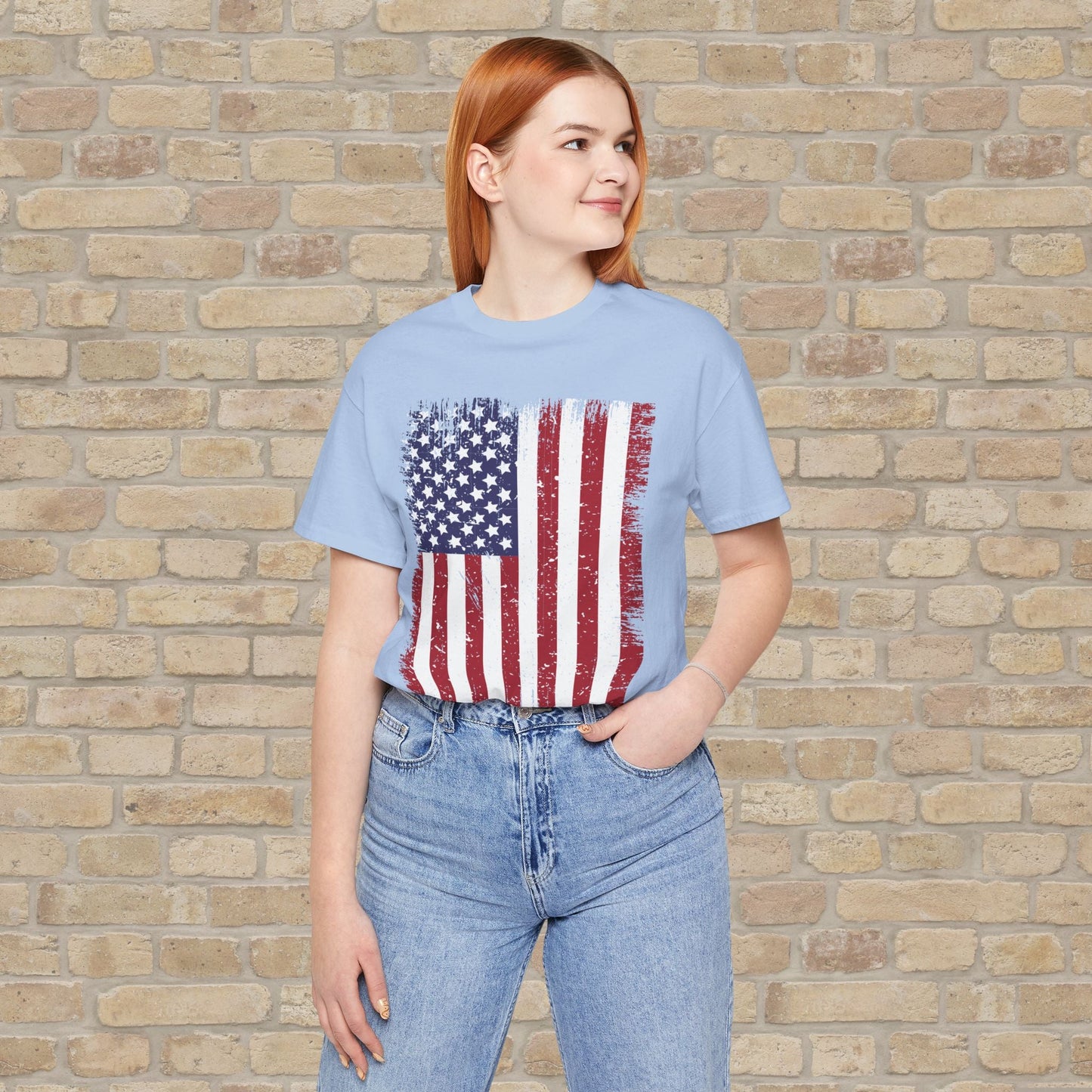 Graphic Only T-Shirt Distressed Glory Tee - Vibrant Styles