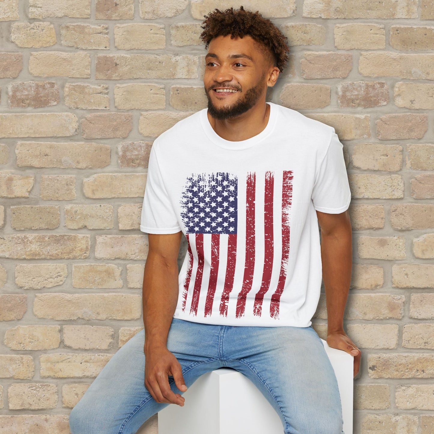 Graphic Only T-Shirt Faded Liberty Tee - Vibrant Styles