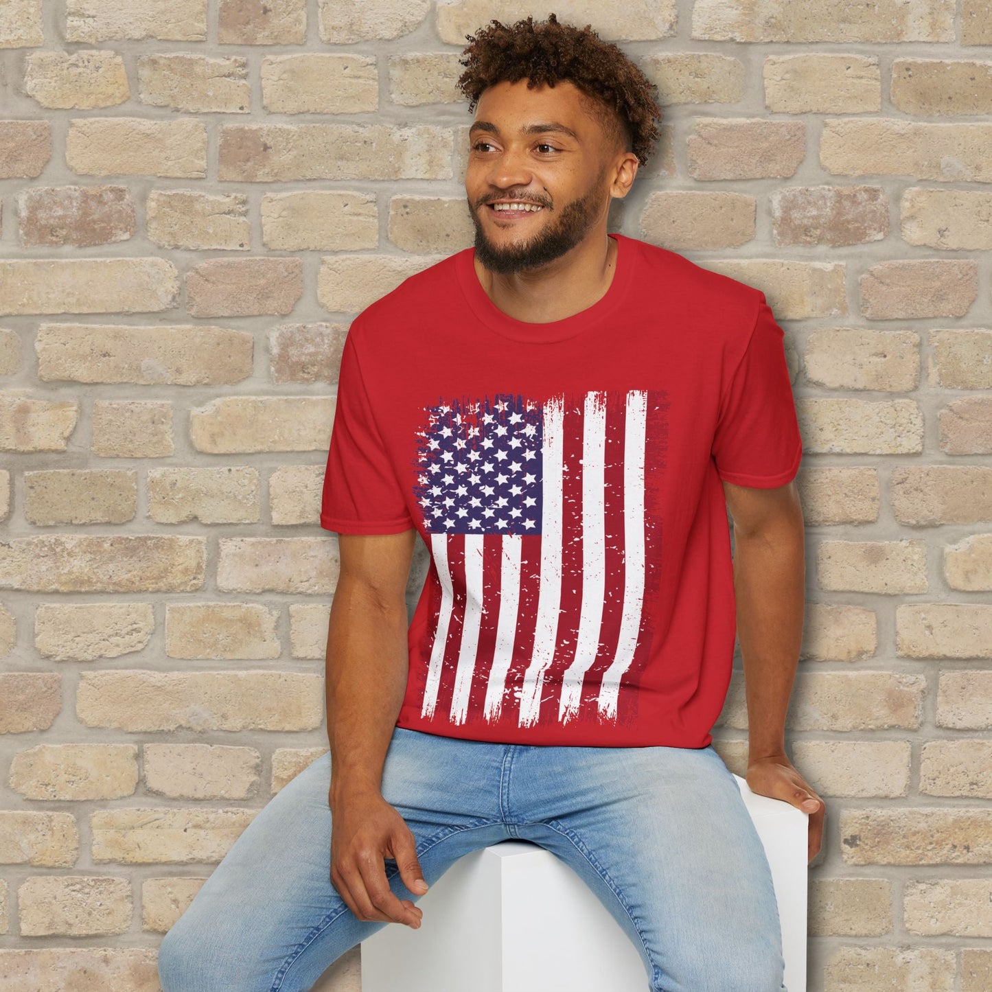 Graphic Only T-Shirt Faded Liberty Tee - Vibrant Styles