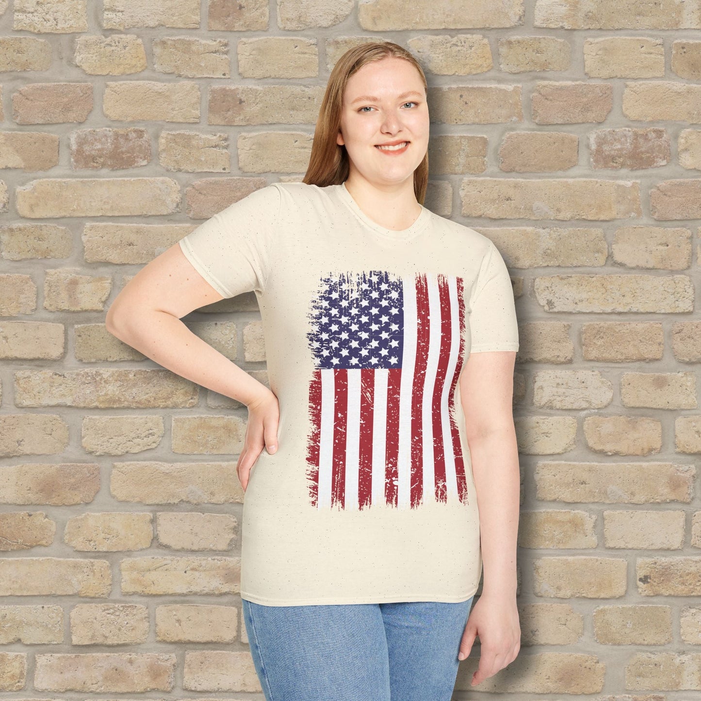 Graphic Only T-Shirt Faded Liberty Tee - Vibrant Styles