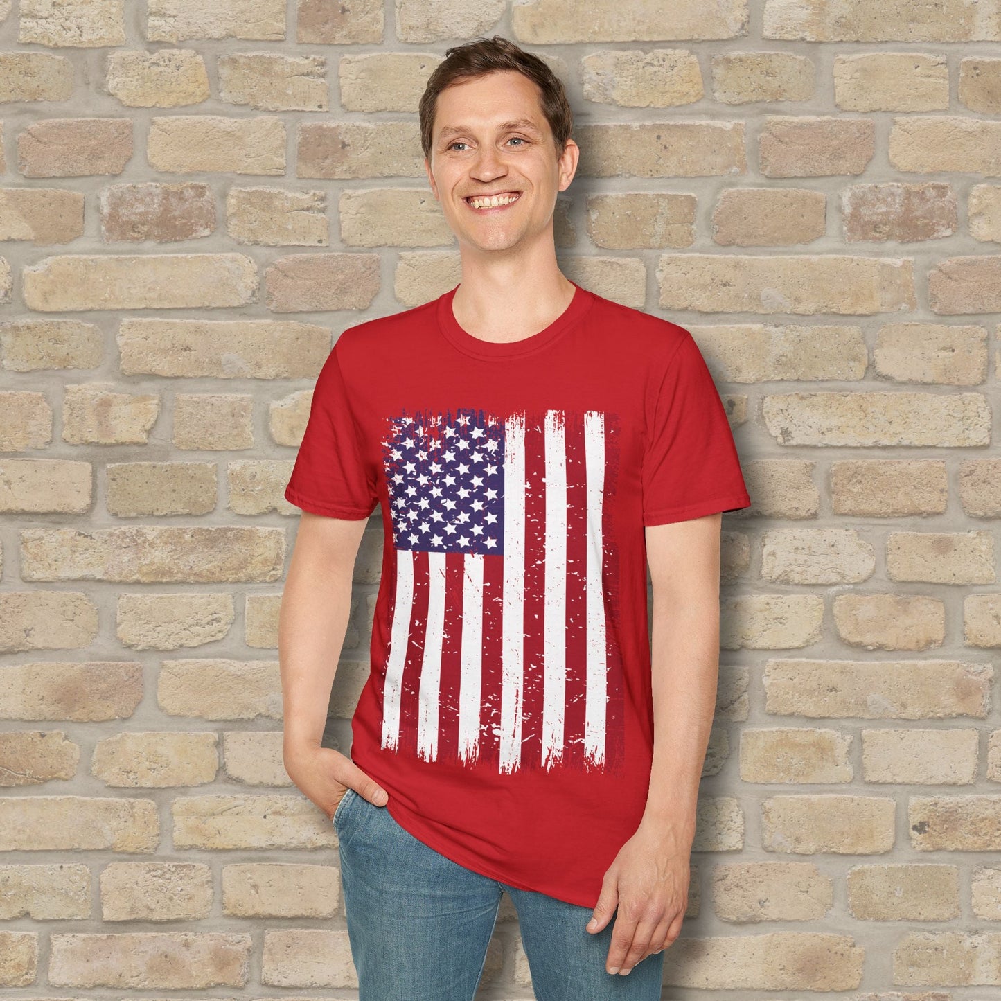 Graphic Only T-Shirt Faded Liberty Tee - Vibrant Styles